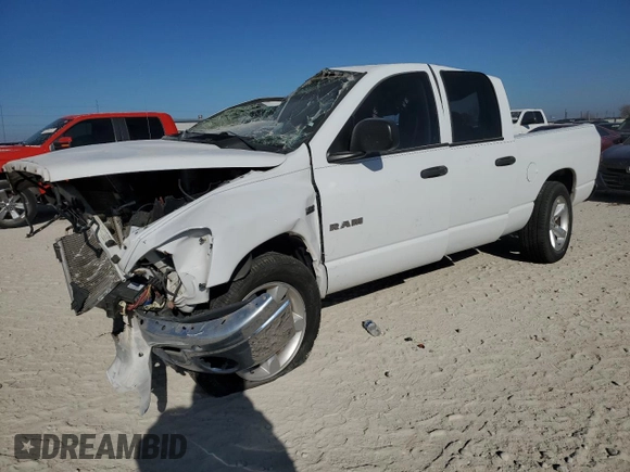 2008 Dodge 1500 SLT with VIN 1D7HA18288S540925, listed as a Copart auction lot 87871175 with 61,472 mi miles and Salvage title. Bid and sale history available at DreamBid. Image 1.