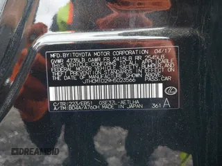 2017 Lexus IS 300 z VIN JTHCM1D29H5023566, wystawiony jako IAAI lot #42336151 z przebiegiem 83 030 mil mil oraz . Historia ofert i sprzedaży dostępna na DreamBid. Obrazek 9.
