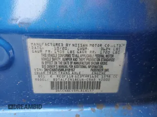 2021 Nissan Versa SV with VIN 3N1CN8EV5ML818157, listed as a Copart auction lot 87623425 with Not Provided miles and Salvage Title. Bid and sale history available at carsss.com. Image 13.