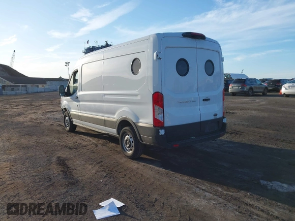 2023 Ford Transit Cargo with VIN 1FTBR1C8XPKB46362, listed as a IAAI auction lot 41530807 with 46,779 mi miles and . Bid and sale history available at carsss.com. Image 3.