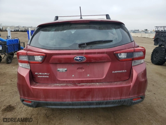 2020 Subaru Impreza with VIN 4S3GTAA69L1726937, listed as a Copart auction lot 43379195 with 68,098 mi miles and Salvage Title. Bid and sale history available at carsss.com. Image 6.