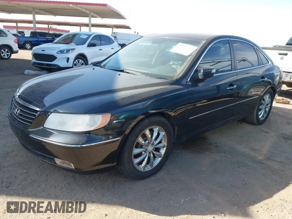 2008 Hyundai Azera Limited with VIN KMHFC46F38A287792, listed as a IAAI auction lot 42397354 with 101,209 mi miles and . Bid and sale history available at DreamBid. Image 2.