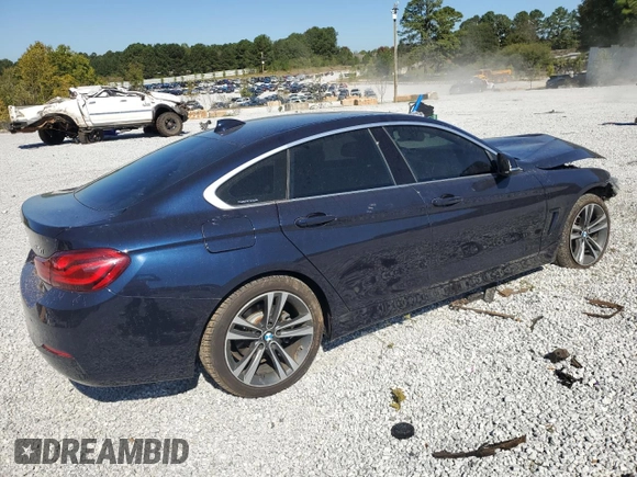 2020 BMW 4 Series 430i xDrive with VIN WBA4J3C03LBL11794, listed as a Copart auction lot 75765264 with 47,576 mi miles and Salvage title. Bid and sale history available at DreamBid. Image 3.