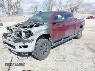 2021 Ram 2500 Laramie with VIN 3C6UR5NL1MG650746, listed as a IAAI auction lot 41676556 with Not Provided miles. Bid and sale history available at carsss.com. Image 2.