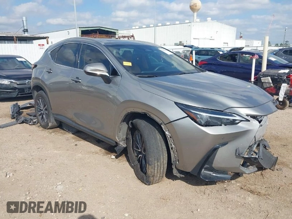 2024 Lexus NX with VIN 2T2GGCEZXRC038367, listed as a IAAI auction lot 41492159 with 34,753 mi miles. Bid and sale history available at carsss.com. Image 1.