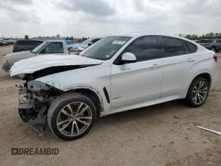 2018 BMW X6 sDrive35i with VIN 5UXKU0C52J0G80569, listed as a Copart auction lot 49991705 with 77,531 mi miles and Salvage Title. Bid and sale history available at carsss.com. Image 1.
