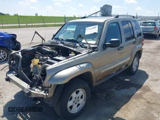 2005 Jeep Liberty Limited with VIN 1J4GL58K05W712676, listed as a IAAI auction lot 42187849 with 222,220 mi miles and . Bid and sale history available at carsss.com. Image 2.