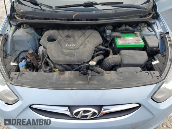 2012 Hyundai Accent SE z VIN KMHCU5AE2CU019537, wystawiony jako Copart lot #58089995 z przebiegiem 175 118 mil mil oraz Czysty tytuł • Clean title. Historia ofert i sprzedaży dostępna na DreamBid. Obrazek 11.