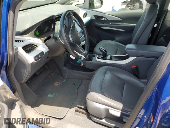 2017 Chevrolet Bolt EV Premier with VIN 1G1FX6S08H4186180, listed as a Copart auction lot 58431925 with 79,966 mi miles and Salvage title. Bid and sale history available at DreamBid. Image 7.