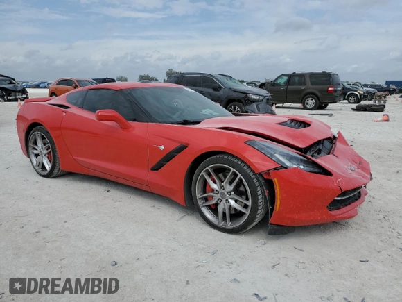 2016 Chevrolet Corvette Z51 2LT z VIN 1G1YK2D72G5117987, wystawiony jako Copart lot #47851905 z przebiegiem 20 942 mil mil oraz Szkoda całkowita • Salvage title. Historia ofert i sprzedaży dostępna na DreamBid. Obrazek 4.