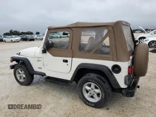 1999 Jeep Wrangler Sport with VIN 1J4FY19S2XP448670, listed as a Copart auction lot 73990734 with 0 mi miles and Non Repairable. Bid and sale history available at carsss.com. Image 2.