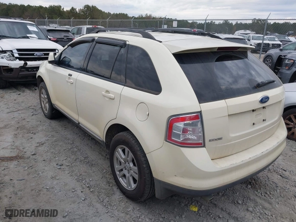 2007 Ford Edge SEL with VIN 2FMDK38CX7BB70382, listed as a IAAI auction lot 41051572 with 191,229 mi miles. Bid and sale history available at carsss.com. Image 3.