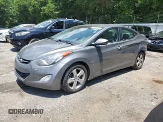 2013 Hyundai Elantra GLS with VIN 5NPDH4AE6DH385634, listed as a Copart auction lot 59601295 with 173,613 mi miles and Salvage title. Bid and sale history available at DreamBid. Image 1.