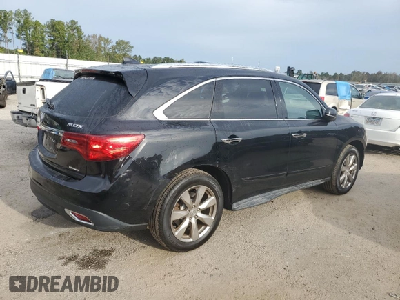 2015 Acura MDX Advance/Entertainment Pkg with VIN 5FRYD4H87FB014723, listed as a Copart auction lot 70845103 with 137,980 mi miles. Bid and sale history available at carsss.com. Image 3.