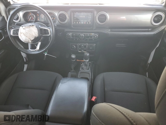 2019 Jeep Wrangler Unlimited Sahara с VIN 1C4HJXEN4KW593522, выставлен на аукционе Copart как лот 57528955 с пробегом 77 382 миль миль и Списание • Salvage title. История ставок и продаж доступна на DreamBid. Изображение 8.