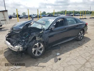 2019 Honda Accord EX-L with VIN 1HGCV2F55KA012060, listed as a Copart auction lot 61377865 with 87,847 mi miles and Salvage title. Bid and sale history available at DreamBid. Image 1.