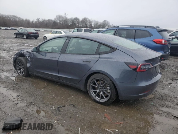 2022 Tesla Model 3 Long Range with VIN 5YJ3E1EB0NF120016, listed as a Copart auction lot 51757835 with 40,030 mi miles and Salvage Title. Bid and sale history available at DreamBid. Image 2.