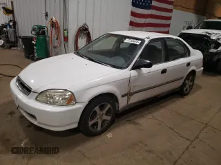 1996 Honda Civic LX "O" w/Air with VIN 1HGEJ6673TL025943, listed as a Copart auction lot 77233434 with 260,605 mi miles and Clean Title. Bid and sale history available at carsss.com. Image 1.