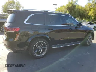 2021 Mercedes-Benz GLS 580 with VIN 4JGFF8GE7MA408547, listed as a Copart auction lot 68436674 with 52,613 mi miles and Clean Title. Bid and sale history available at DreamBid. Image 3.