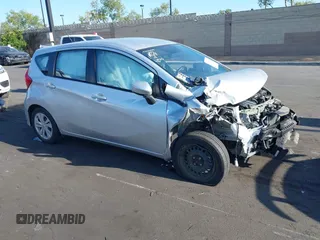 2017 Nissan Note SV z VIN 3N1CE2CP4HL354852, wystawiony jako IAAI lot #42242888 z przebiegiem Nie podano mil oraz . Historia ofert i sprzedaży dostępna na DreamBid. Obrazek 1.