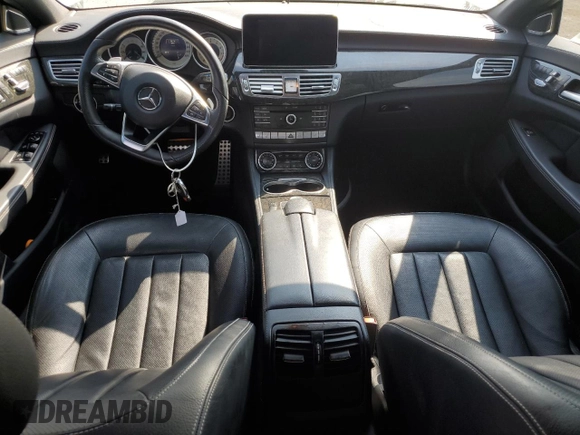 2015 Mercedes-Benz CLS-Class CLS 400 with VIN WDDLJ6HB6FA143143, listed as a Copart auction lot 65558983 with 0 mi miles. Bid and sale history available at carsss.com. Image 8.
