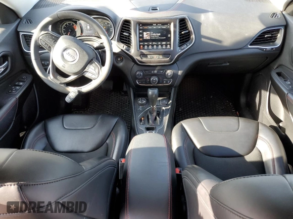 2022 Jeep Cherokee Trailhawk with VIN 1C4PJMBX3ND505107, listed as a Copart auction lot 77418384 with 12,952 mi miles and Clean Title. Bid and sale history available at carsss.com. Image 8.