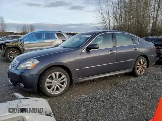 2008 Infiniti M with VIN JNKAY01F78M652407, listed as a Copart auction lot 46091325 with 135,794 mi miles and Clean Title. Bid and sale history available at DreamBid. Image 1.