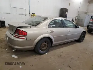 2003 Dodge Stratus z VIN 1B3EL56T43N592359, wystawiony jako Copart lot #75834544 z przebiegiem 115 416 mil mil oraz Szkoda całkowita • Salvage title. Historia ofert i sprzedaży dostępna na DreamBid. Obrazek 3.