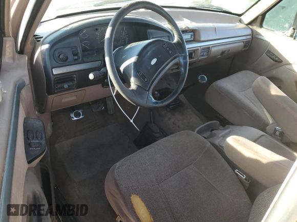 1993 Ford F-150 with VIN 1FTEX14Y1PKA34020, listed as a Copart auction lot 85978374 with 238,895 mi miles and Salvage Title. Bid and sale history available at carsss.com. Image 8.