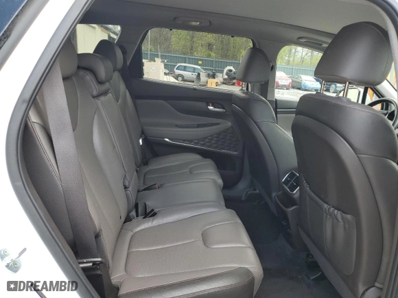 2020 Hyundai Santa Fe SEL with VIN 5NMS3CAD2LH224572, listed as a Copart auction lot 52701355 with 77,186 mi miles and Salvage Title. Bid and sale history available at carsss.com. Image 11.