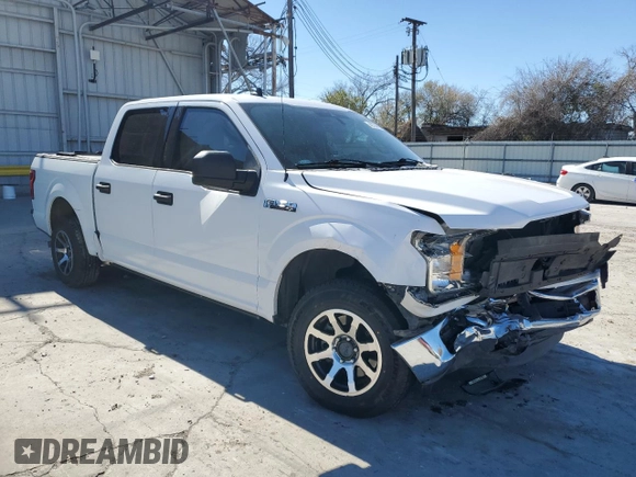 2019 Ford F-150 XL with VIN 1FTEW1CB2KKC38009, listed as a Copart auction lot 42704815 with 64,813 mi miles and Salvage title. Bid and sale history available at DreamBid. Image 4.