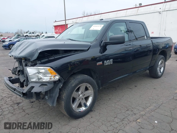 2017 Ram 1500 Express with VIN 3C6RR7KT8HG689975, listed as a IAAI auction lot 41603570 with 73,412 mi miles and . Bid and sale history available at DreamBid. Image 2.