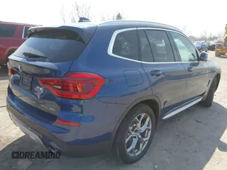 2020 BMW X3 xDrive30i with VIN 5UXTY5C08LLT39041, listed as a IAAI auction lot 42048396 with 52,757 mi miles and . Bid and sale history available at DreamBid. Image 4.