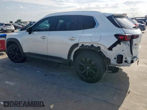 2024 Mazda CX-50 S Select with VIN 7MMVABAM1RN212213, listed as a Copart auction lot 57335615 with 11,371 mi miles and Salvage title. Bid and sale history available at DreamBid. Image 2.