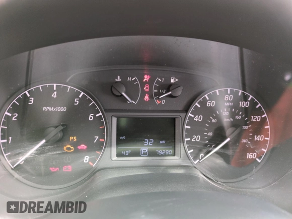2017 Nissan Sentra SV with VIN 3N1AB7AP3HY328147, listed as a Copart auction lot 50646085 with 79,290 mi miles and Salvage Title. Bid and sale history available at carsss.com. Image 9.