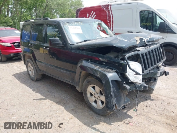 2012 Jeep Liberty Sport with VIN 1C4PJMAK9CW154128, listed as a IAAI auction lot 42412382 with 131,405 mi miles and . Bid and sale history available at DreamBid. Image 1.