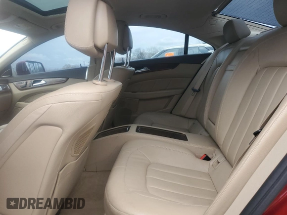 2013 Mercedes-Benz CLS 550 with VIN WDDLJ9BB0DA065725, listed as a Copart auction lot 52176415 with 93,629 mi miles and Salvage Title. Bid and sale history available at DreamBid. Image 10.