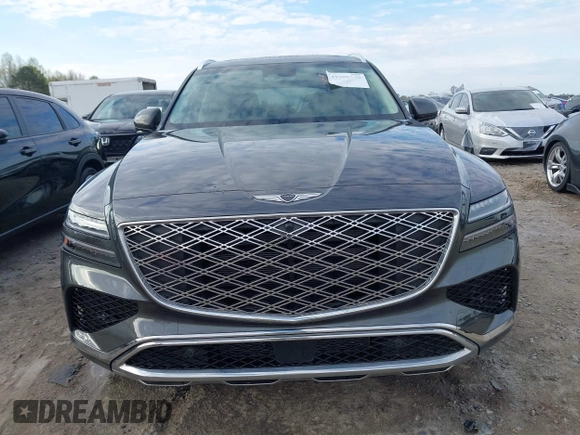 2025 Genesis GV80 z VIN KMUHCESB8SU253890, wystawiony jako IAAI lot #41908410 z przebiegiem 5 617 mil mil oraz . Historia ofert i sprzedaży dostępna na DreamBid. Obrazek 12.