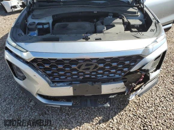 2020 Hyundai Santa Fe SE with VIN 5NMS2CAD1LH166747, listed as a Copart auction lot 57093145 with 62,744 mi miles and Salvage title. Bid and sale history available at DreamBid. Image 12.