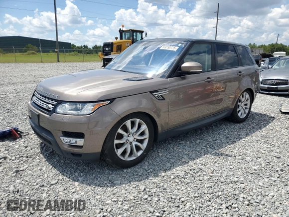 2017 Land Rover Range Rover Sport HSE with VIN SALWR2FVXHA676615, listed as a Copart auction lot 63258725 with 88,293 mi miles and Clean title. Bid and sale history available at DreamBid. Image 1.