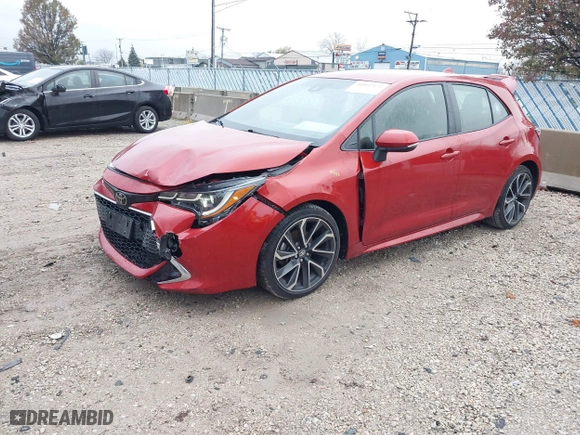 2019 Toyota Corolla Hatchback SE with VIN JTNK4RBE5K3018730, listed as a IAAI auction lot 40862172 with 48,917 mi miles. Bid and sale history available at carsss.com. Image 19.