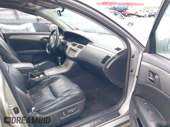 2005 Toyota Avalon XL with VIN 4T1BK36B85U013619, listed as a IAAI auction lot 42209645 with 173,520 mi miles and . Bid and sale history available at carsss.com. Image 5.