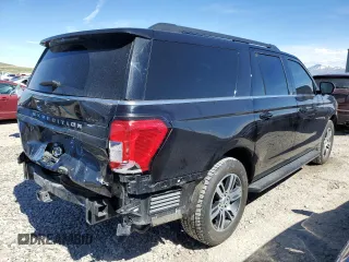 2024 Ford Expedition Max XLT z VIN 1FMJK1J89REA18081, wystawiony jako Copart lot #50258155 z przebiegiem 30 838 mil mil oraz Szkoda całkowita • Salvage title. Historia ofert i sprzedaży dostępna na DreamBid. Obrazek 3.