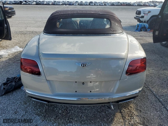 2016 Bentley Continental GT W12 with VIN SCBGU3ZA2GC051723, listed as a Copart auction lot 73660594 with 14,612 mi miles and Salvage Title. Bid and sale history available at carsss.com. Image 6.
