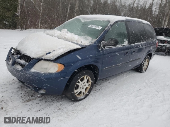 2003 Dodge Caravan Sport with VIN 2D4GP44L73R154482, listed as a Copart auction lot 83878924 with 276,003 mi miles and Salvage Title. Bid and sale history available at DreamBid. Image 1.