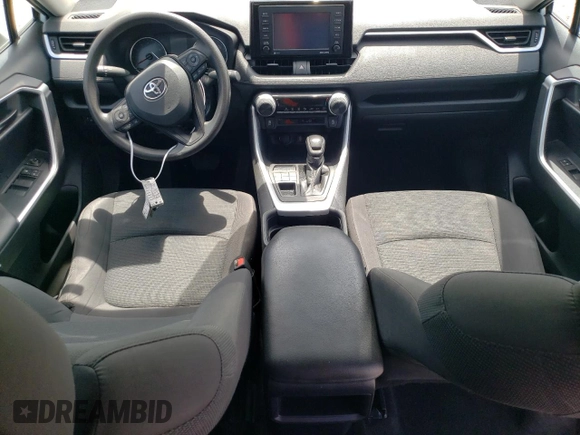 2021 Toyota RAV4 LE with VIN 2T3F1RFVXMW206829, listed as a Copart auction lot 54605934 with 116,396 mi miles and Salvage title. Bid and sale history available at DreamBid. Image 8.