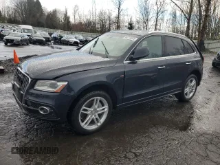 2017 Audi Q5 Premium Plus with VIN WA1D7AFP5HA001992, listed as a Copart auction lot 46719625 with 70,737 mi miles and Salvage title. Bid and sale history available at DreamBid. Image 1.