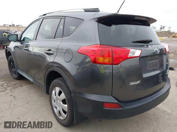 2015 Toyota RAV4 LE with VIN 2T3BFREVXFW277470, listed as a IAAI auction lot 42063725 with 119,122 mi miles. Bid and sale history available at carsss.com. Image 3.