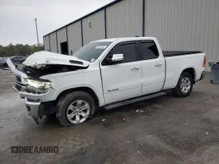 2020 Ram 1500 Laramie with VIN 1C6RREDT4LN256641, listed as a Copart auction lot 41831695 with 60,973 mi miles and Salvage title. Bid and sale history available at DreamBid. Image 1.