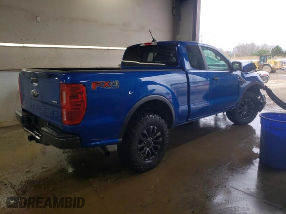 2019 Ford Ranger XL with VIN 1FTER1FH5KLA14878, listed as a Copart auction lot 80678974 with 74,169 mi miles and Salvage Title. Bid and sale history available at DreamBid. Image 3.